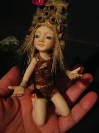 Ooak Pixie Ranien and "Magic Seeds"